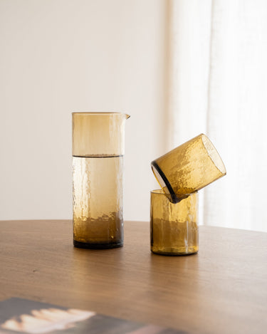 Carafe Mia Glass Amber - Things I Like Things I Love