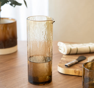 Carafe Mia Glass Amber - Things I Like Things I Love