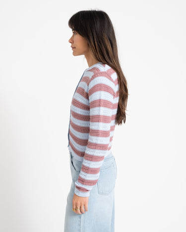 Cardigan Striped Blue - Things I Like Things I Love