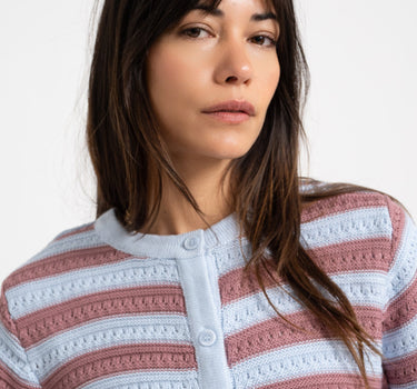 Cardigan Striped Blue - Things I Like Things I Love