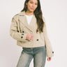 Carlie Short Trenchcoat Sand - Things I Like Things I Love
