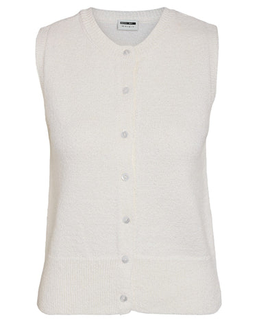 Carmen O - Neck Knit Cardigan Birch - Things I Like Things I Love