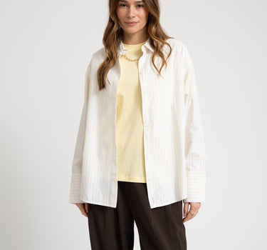 Caro Poplin Shirt Sunlight Stripes - Things I Like Things I Love