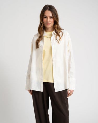 Caro Poplin Shirt Sunlight Stripes - Things I Like Things I Love