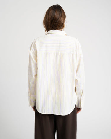Caro Poplin Shirt Sunlight Stripes - Things I Like Things I Love