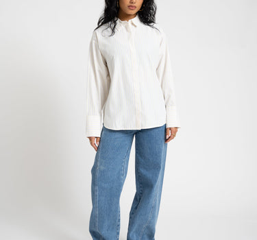 Caro Poplin Shirt Sunlight Stripes - Things I Like Things I Love