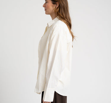 Caro Poplin Shirt Sunlight Stripes - Things I Like Things I Love