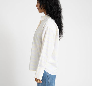 Caro Poplin Shirt Sunlight Stripes - Things I Like Things I Love