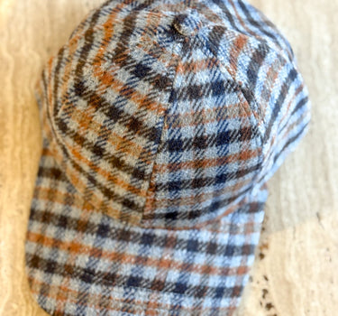 Checked Cap Blue - Things I Like Things I Love