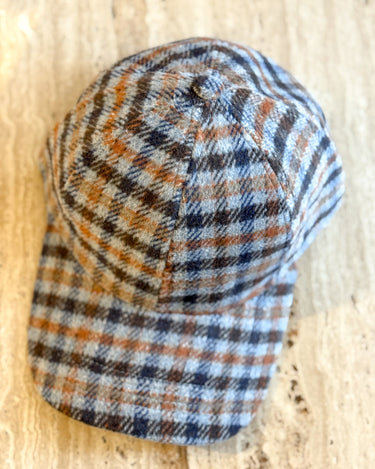 Checked Cap Blue - Things I Like Things I Love