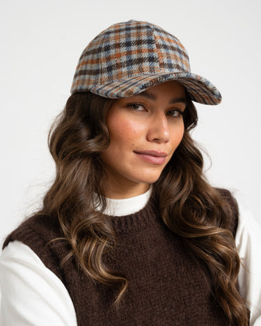 Checked Cap Blue - Things I Like Things I Love