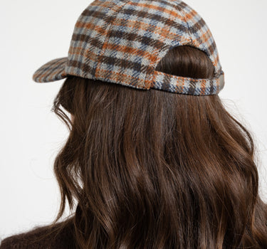 Checked Cap Blue - Things I Like Things I Love