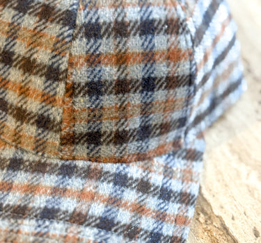 Checked Cap Blue - Things I Like Things I Love