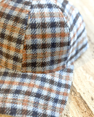 Checked Cap Blue - Things I Like Things I Love