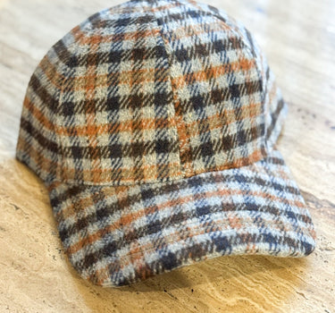 Checked Cap Blue - Things I Like Things I Love