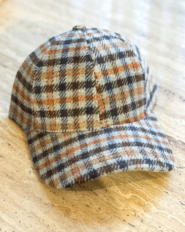 Checked Cap Blue - Things I Like Things I Love