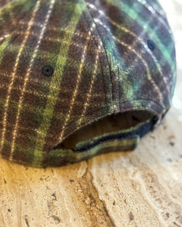 Checked Cap Green - Things I Like Things I Love