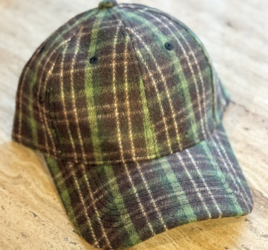 Checked Cap Green - Things I Like Things I Love