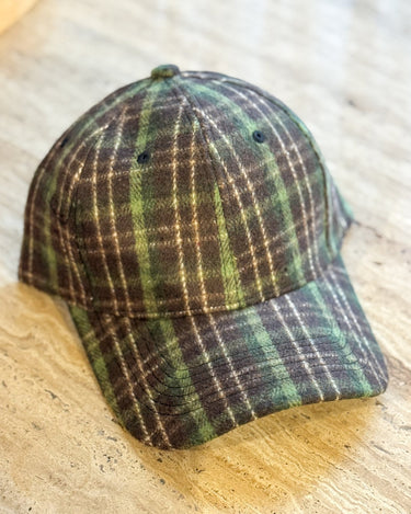 Checked Cap Green - Things I Like Things I Love