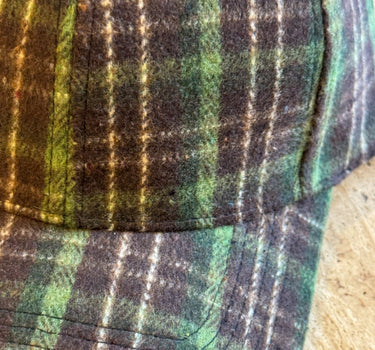 Checked Cap Green - Things I Like Things I Love