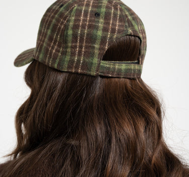 Checked Cap Green - Things I Like Things I Love