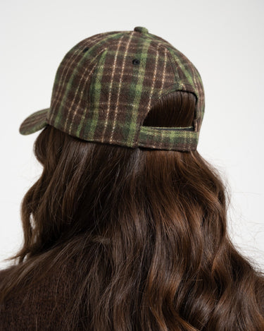 Checked Cap Green - Things I Like Things I Love
