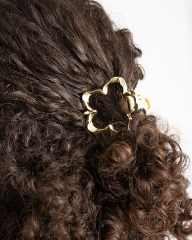 Claw Clip Blossom Gold - Things I Like Things I Love