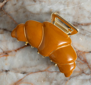 Claw Clip Croissant Brown - Things I Like Things I Love