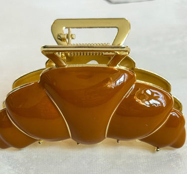 Claw Clip Croissant Brown - Things I Like Things I Love