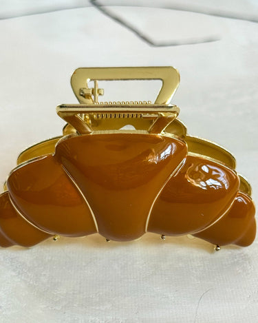 Claw Clip Croissant Brown - Things I Like Things I Love