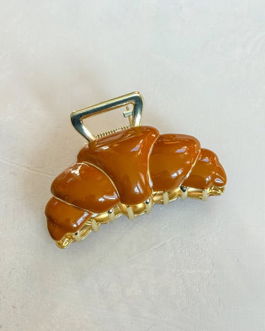Claw Clip Croissant Brown - Things I Like Things I Love