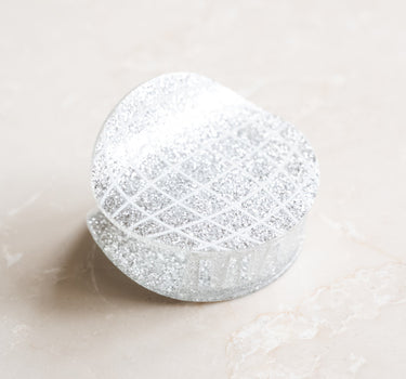 Claw Clip Discoball Silver - Things I Like Things I Love