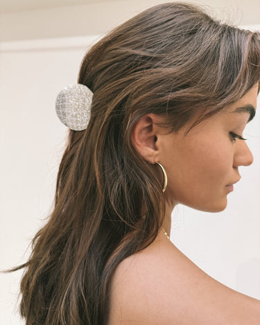 Claw Clip Discoball Silver - Things I Like Things I Love