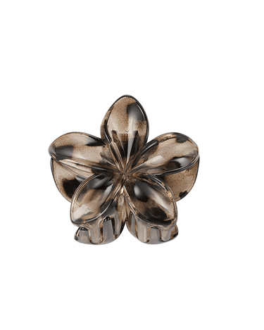 Claw Clip Flower Brown - Things I Like Things I Love
