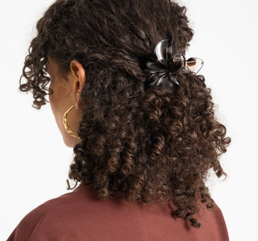 Claw Clip Flower Brown - Things I Like Things I Love