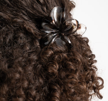 Claw Clip Flower Brown - Things I Like Things I Love