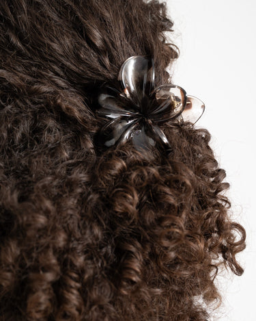 Claw Clip Flower Brown - Things I Like Things I Love