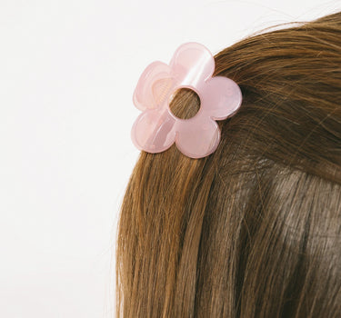 Claw Clip Flower Light Pink - Things I Like Things I Love