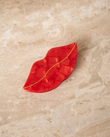 Claw Clip Lip Bordeaux Red - Things I Like Things I Love