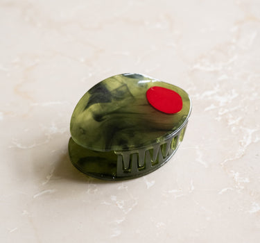 Claw Clip Olive Green - Things I Like Things I Love