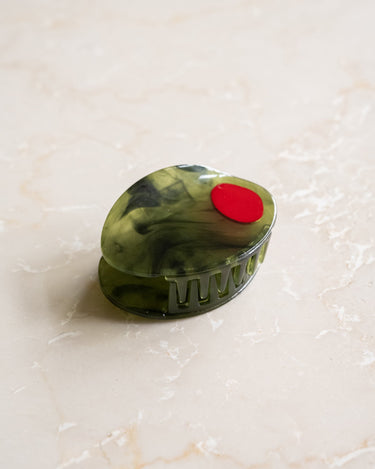 Claw Clip Olive Green - Things I Like Things I Love