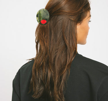 Claw Clip Olive Green - Things I Like Things I Love