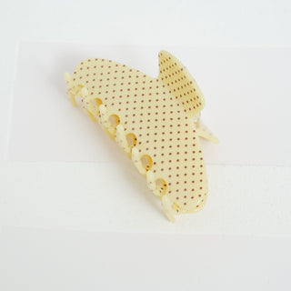 Claw Clip Polkadot Yellow - Things I Like Things I Love