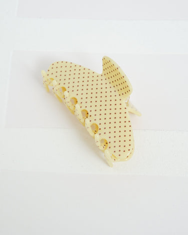 Claw Clip Polkadot Yellow - Things I Like Things I Love
