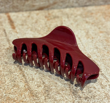 Claw Clip Rosa Burgundy - Things I Like Things I Love
