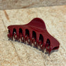 Claw Clip Rosa Burgundy - Things I Like Things I Love