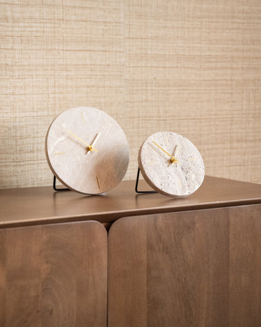 Clock Jenay Travertine - Things I Like Things I Love