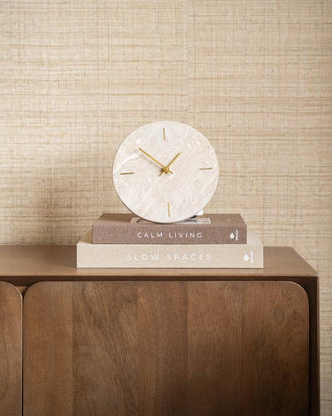 Clock Jenay Travertine - Things I Like Things I Love