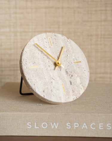 Clock Jenay Travertine - Things I Like Things I Love