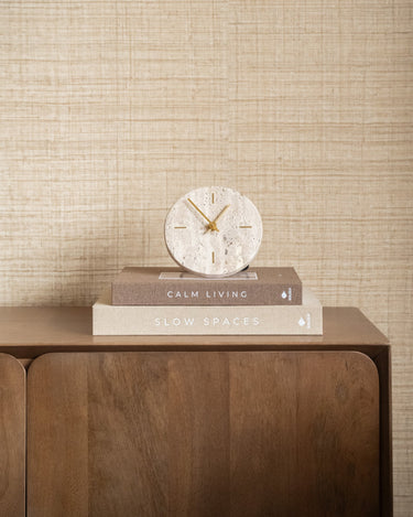 Clock Jenay Travertine - Things I Like Things I Love